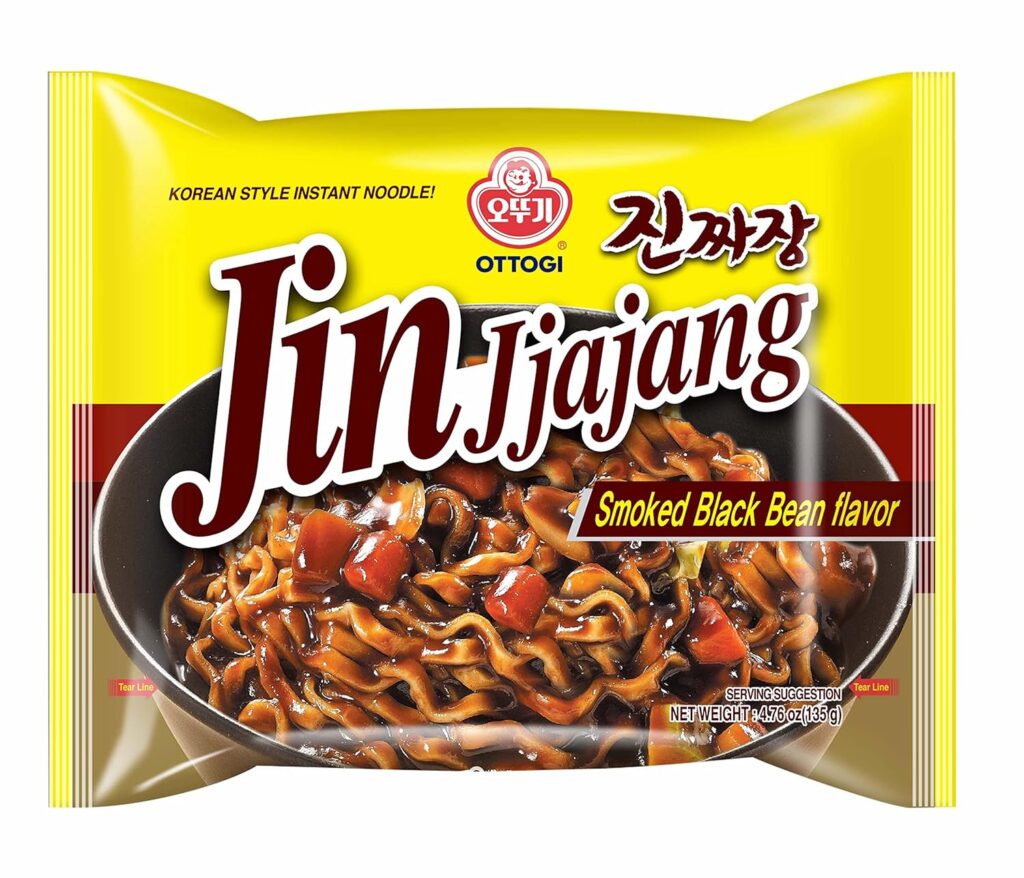If you love the rich and savory taste of Korean jjajangmyeon, look no further than Ottogi Jin Jjajang. 