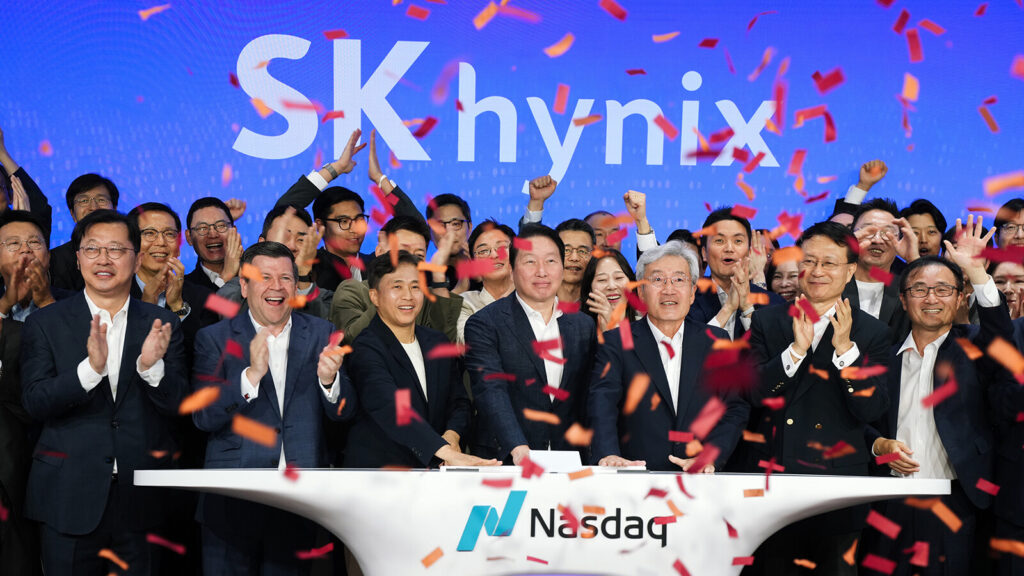 SK Hynix Nasdaq debut on Wall Street in 2026